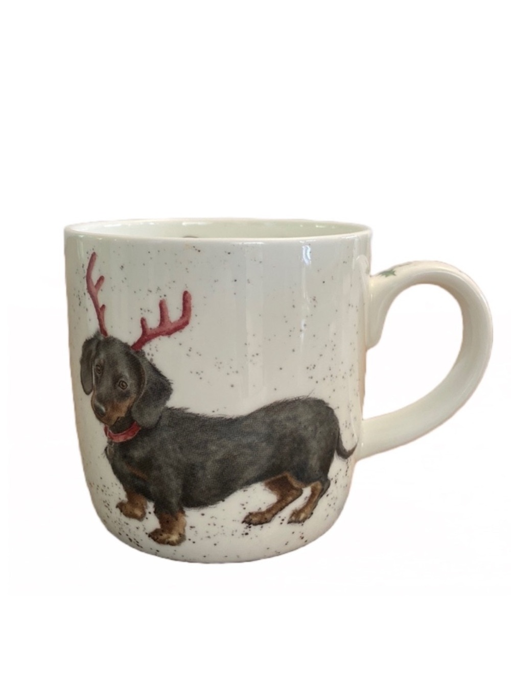 Royal Worcester Wrendale Designs Dachshund Through The Snow Mug